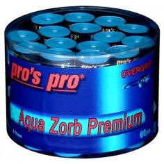 Griffbänder 10er Pack AQUA ZORB 55 OVERGRIP blau Extreme Schweißaufnahme 