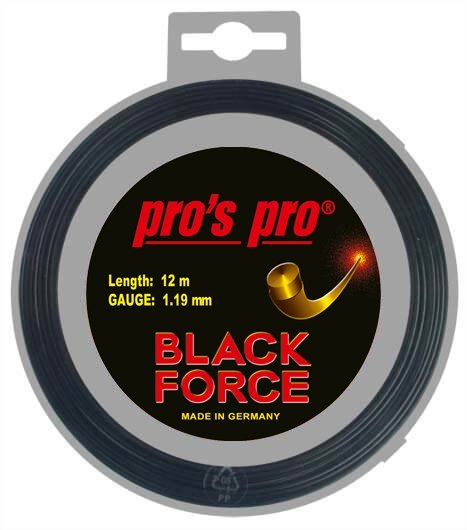 Pro's Pro Deutsche Polyestersaite 12 m Black Force 1,19 mm schwarz