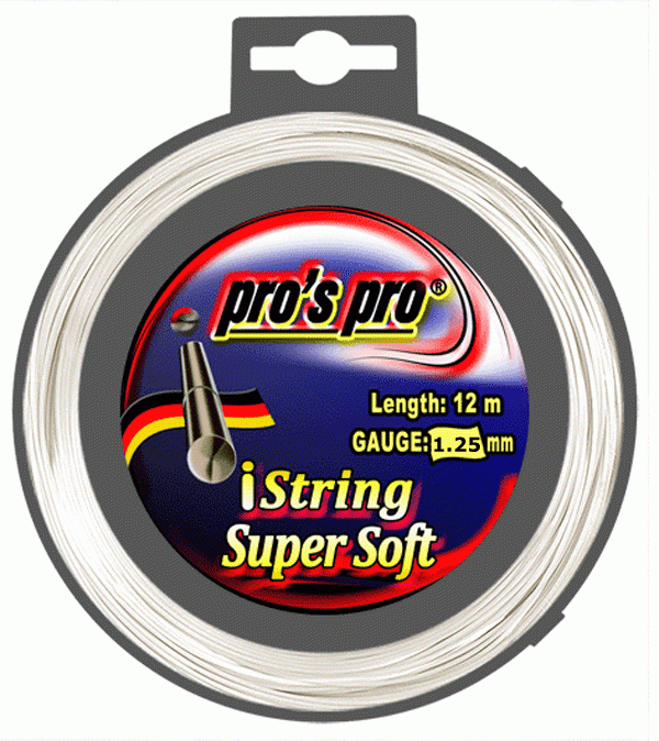 Pro's Pro Deutsche Polyestersaite iString Super Soft 12 m flourweiss 1,25 mm