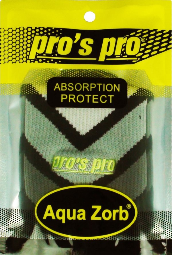 Pros Pro Aqua Zorb SCHWEISSBAND schwarz/grau