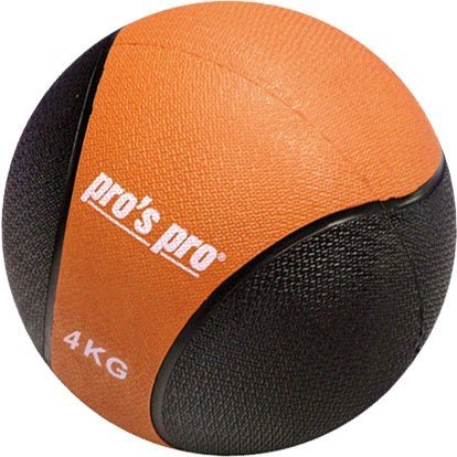 Pros Pro Medizinball 4 kg schwarz/orange