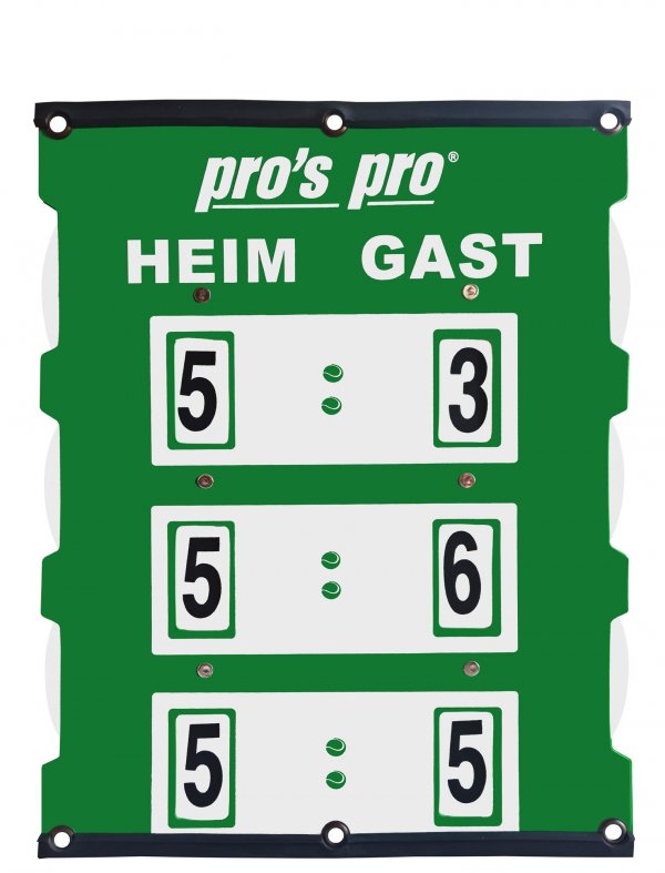 Spielstandanzeiger XL 82 x 58 cm° grün