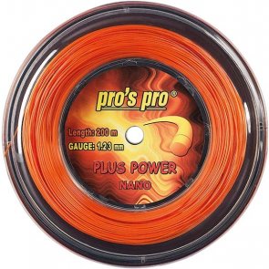 Pro's Pro 200-m-Tennissaite Plus Power 1,18 mm orange Deutsche Polyestersaite