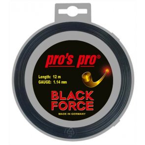 Pro's Pro Deutsche Polyestersaite 12 m Black Force 1,14 mm schwarz