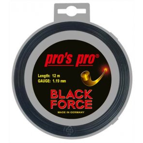 Pro's Pro Deutsche Polyestersaite 12 m Black Force 1,19 mm schwarz