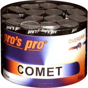 Pro's Pro Overgrips 60er Comet Grip 0,70 mm schwarz klebrig