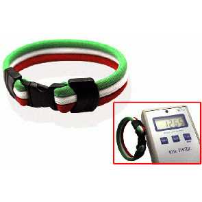 Pro's Pro Ionen Power Armband grün/weiß/rot Small