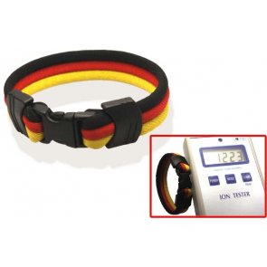 Pro's Pro Ionen Power Armband schwarz/rot/gelb Small