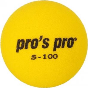 Pro's Pro Tennisball Schaumstoff S-100 gelb 90 mm