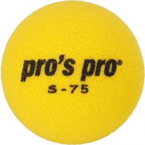 Pro's Pro Kinder Tennisball Schaumstoff S-75 gelb 90mm