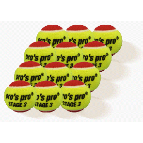 60 Stk Pro's Pro Practice Trainerbälle drucklos Tennisball für alle Beläge 