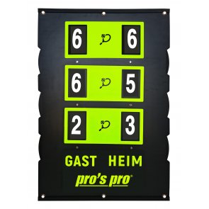 Spielstandanzeiger SUPER LARGE 90 x 60 cm° neon-grün