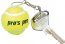 Pro's Pro Schlüsselanhänger Tennisball gelb Filz