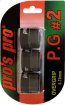 Pro's Pro P.G. 2 Griffband griffig tacky perforiert 0,7 mm 3er Packung schwarz