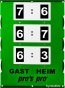 Spielstandanzeiger XL 82 x 58 cm° grün
