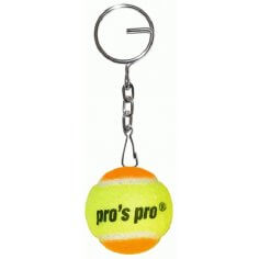 Key Chain with tennis ball yellow/orange