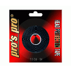 Head Protection Tape 2,5 cm 5 m black