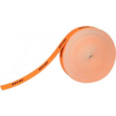 Head protection tape, width 3 cm, 50 m neon-orange