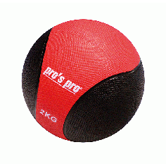 Medicine ball 2 kg red/black
