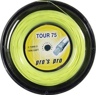 Pro's Pro Tour 75 100 m Badmintonsaite neon-gelb