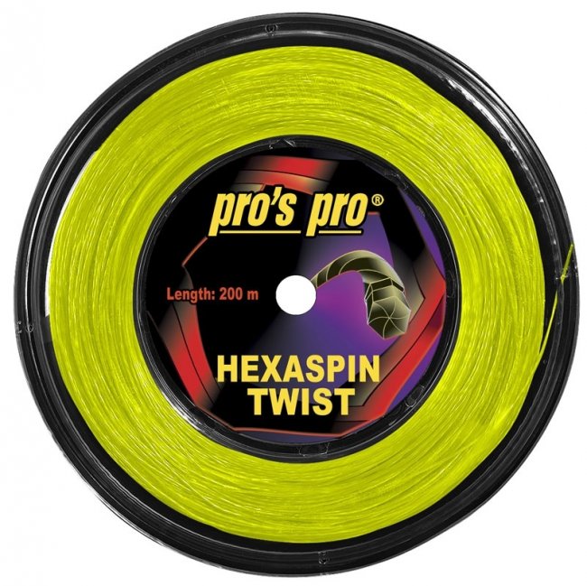 Pros Pro HEX-POWER Power 200m Tennissaite Pro`s Pro SPIN 0,11€/lfd. m 