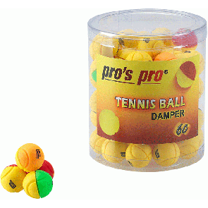 *Pro's Pro Vibrationsdämpfer Tennis Ball Damper 60er gelb