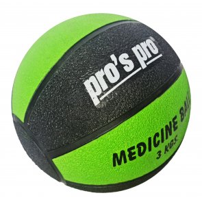 Medizinball 3 kg  schwarz/grün