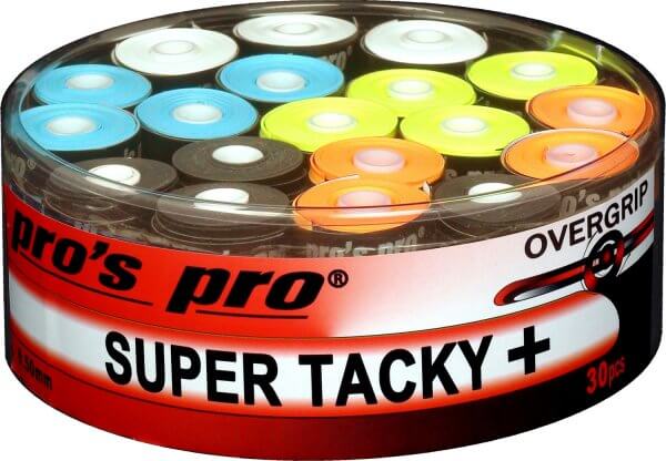 pros pro Tennis Griffband SUPER TACKY PLUS 30er sortiert