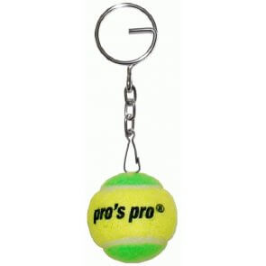 Pro's Pro Schlüsselanhänger Tennisball gelb/grün Filz