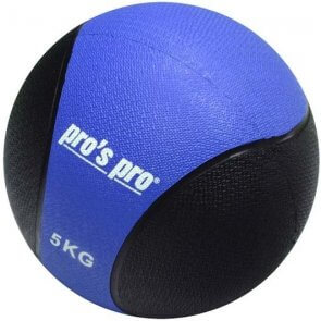 Medizinball 5 kg blau/schwarz