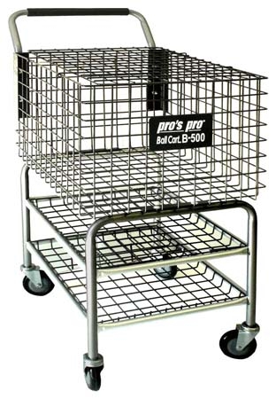 Pro's Pro B-500 Tennis Ball Basket Cart Collector 400 Capacity 